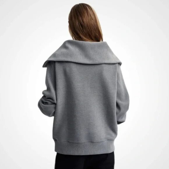 Varley Vine Half Zip Ottoman Sweatshirt, Size L, Excellent Condition - Picture 10 of 13